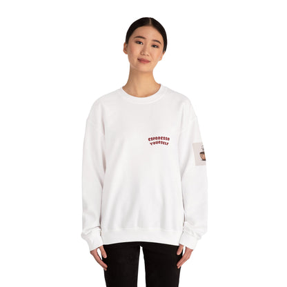 Copy of Cozy Coffee Sweatshirt: Espresso Yourself, Relaxed Fit, Perfect Gift for Coffee Lovers, Casual Loungewear, Fall Fashion