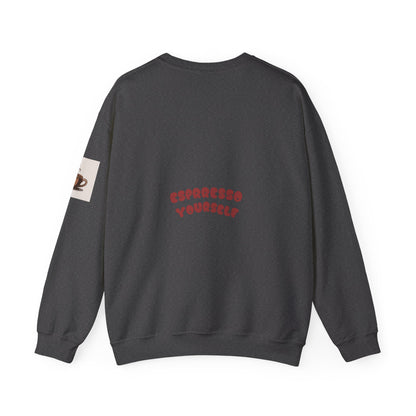 Cozy Coffee Sweatshirt: Espresso Yourself, Relaxed Fit, Perfect Gift for Coffee Lovers, Casual Loungewear, Fall Fashion